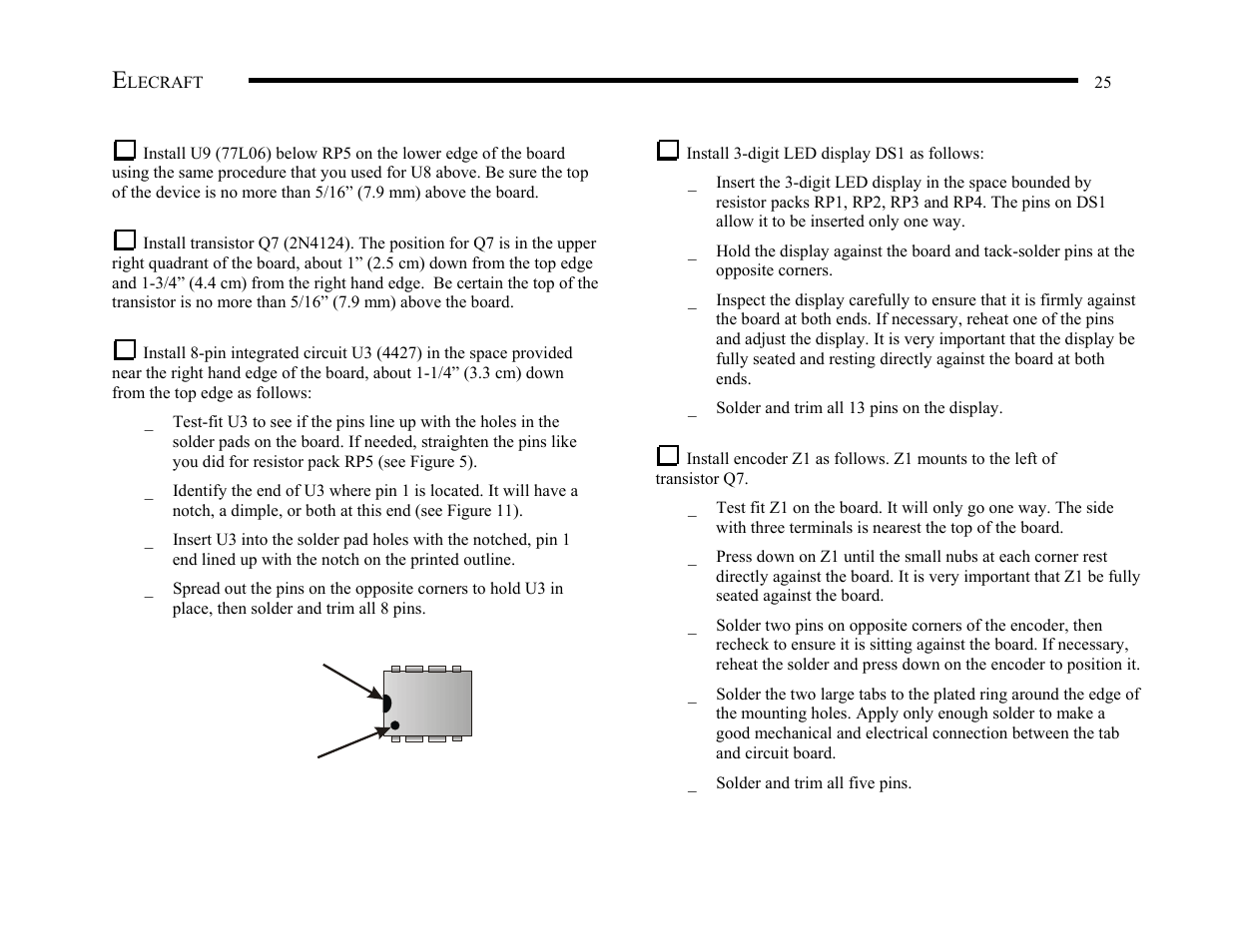 Elecraft KX1 Manual User Manual | Page 26 / 96