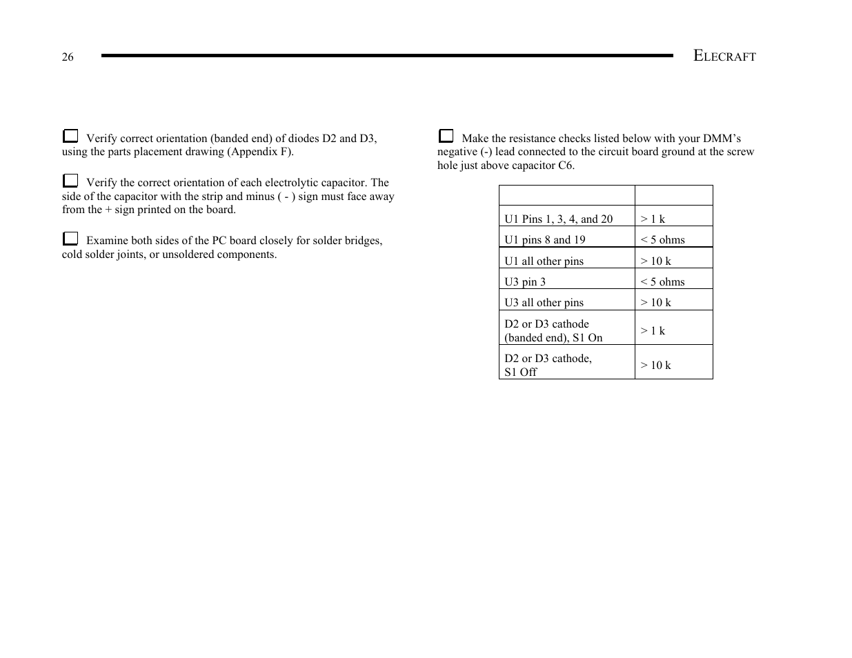 Elecraft KX1 Manual User Manual | Page 27 / 96