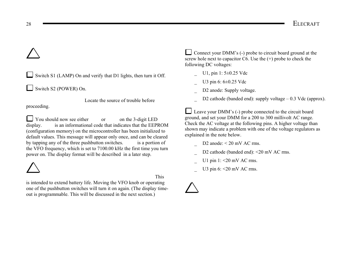 Elecraft KX1 Manual User Manual | Page 29 / 96