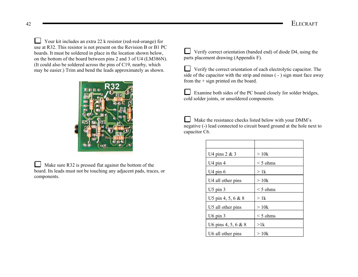 Elecraft KX1 Manual User Manual | Page 43 / 96