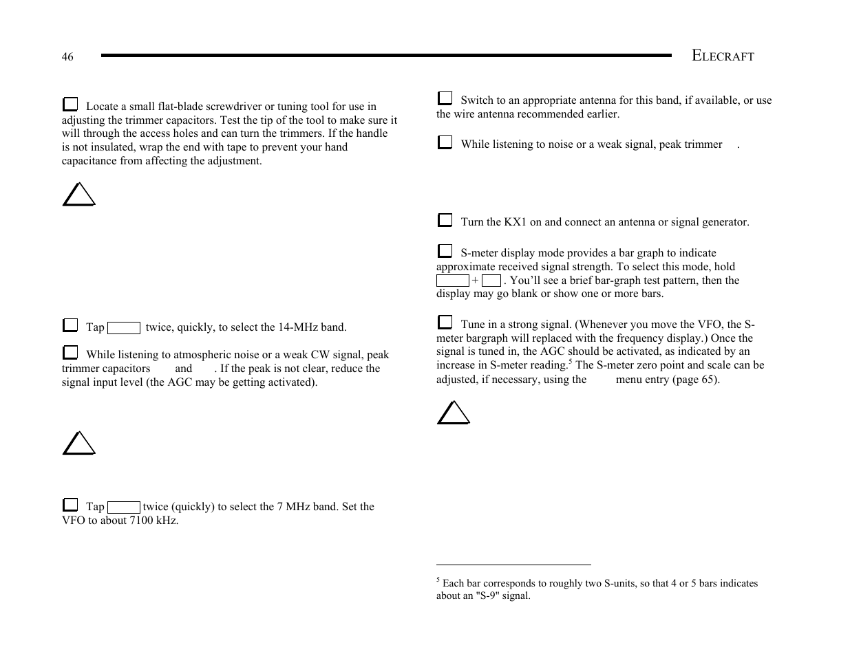 Elecraft KX1 Manual User Manual | Page 47 / 96