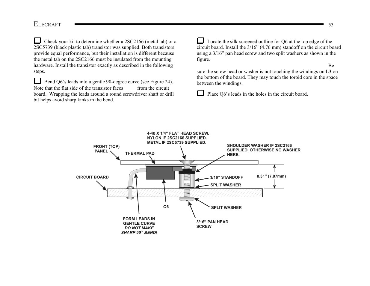 Elecraft KX1 Manual User Manual | Page 54 / 96