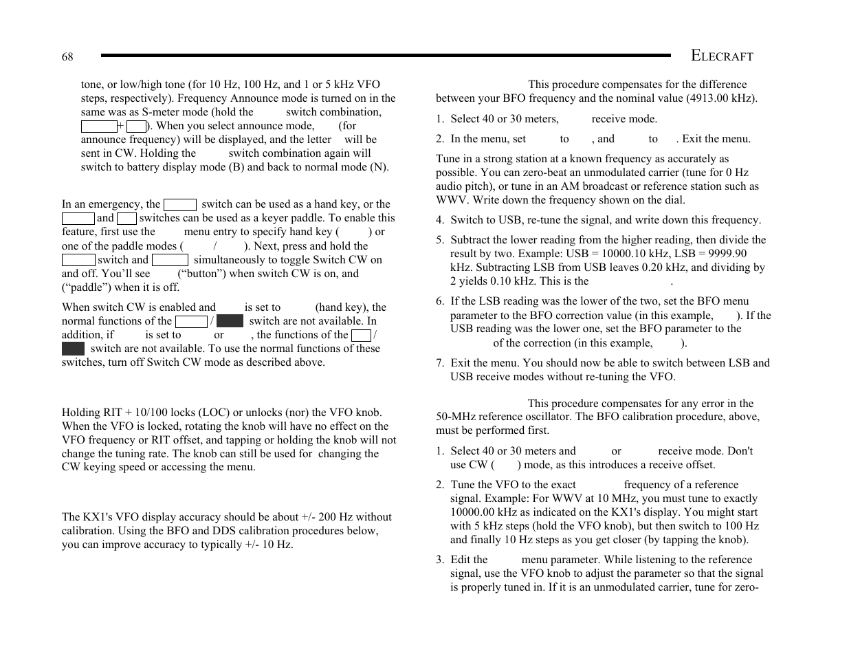 Elecraft KX1 Manual User Manual | Page 69 / 96