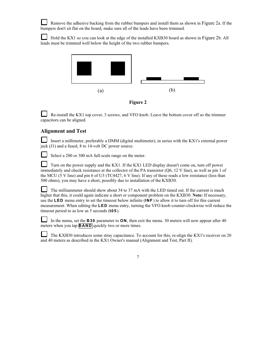 Elecraft KXB30 User Manual | Page 7 / 8