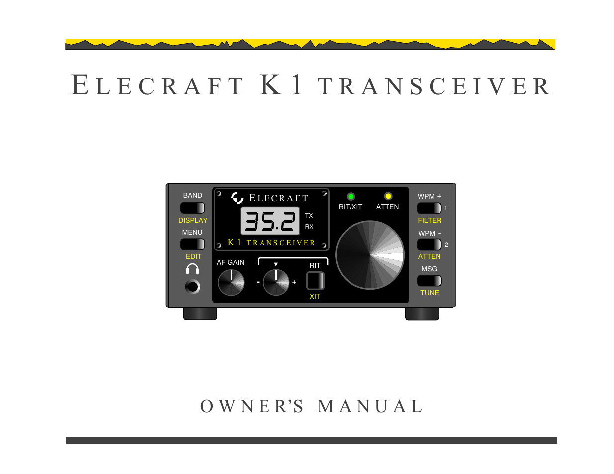 Elecraft K1 User Manual | 91 pages