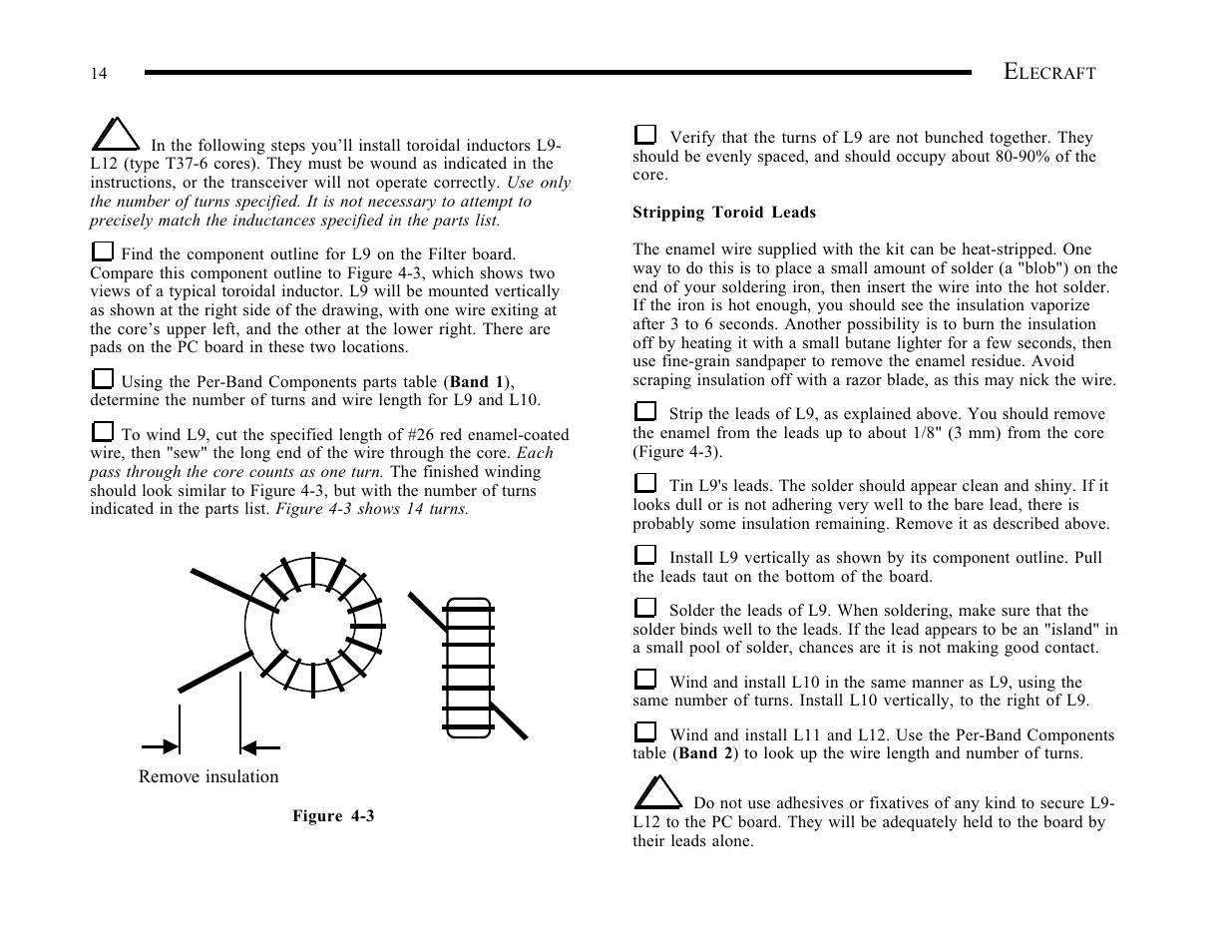 Elecraft K1 User Manual | Page 15 / 91