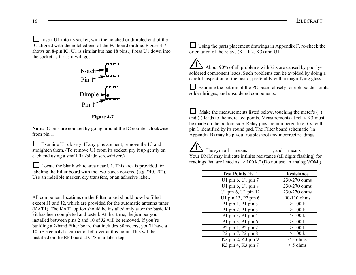 Elecraft K1 User Manual | Page 17 / 91