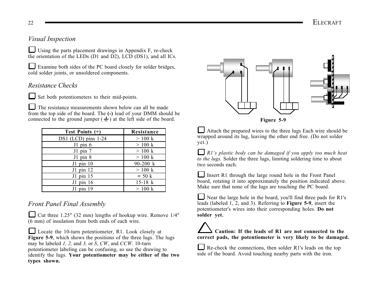 Elecraft K1 User Manual | Page 23 / 91