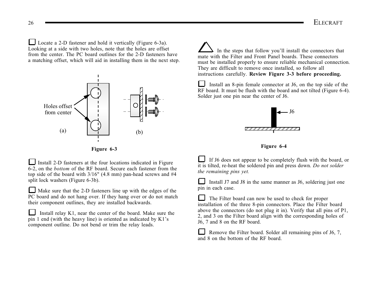 Elecraft K1 User Manual | Page 27 / 91