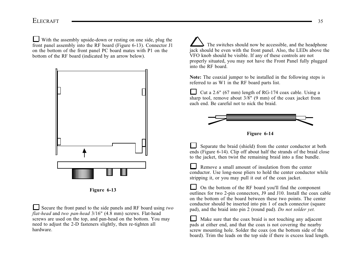 Elecraft K1 User Manual | Page 36 / 91