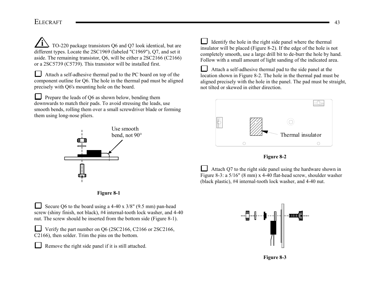 Elecraft K1 User Manual | Page 44 / 91