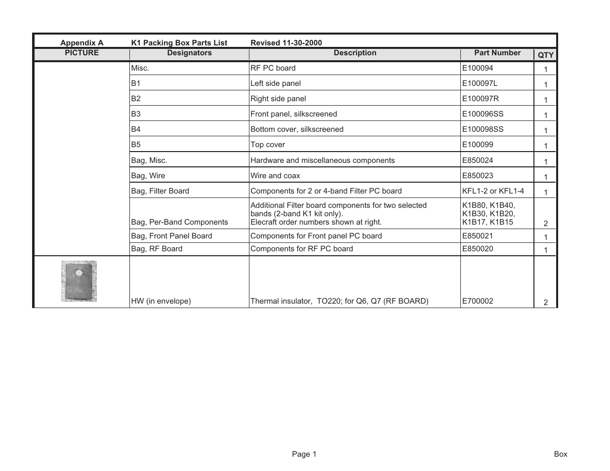 Elecraft K1 User Manual | Page 62 / 91