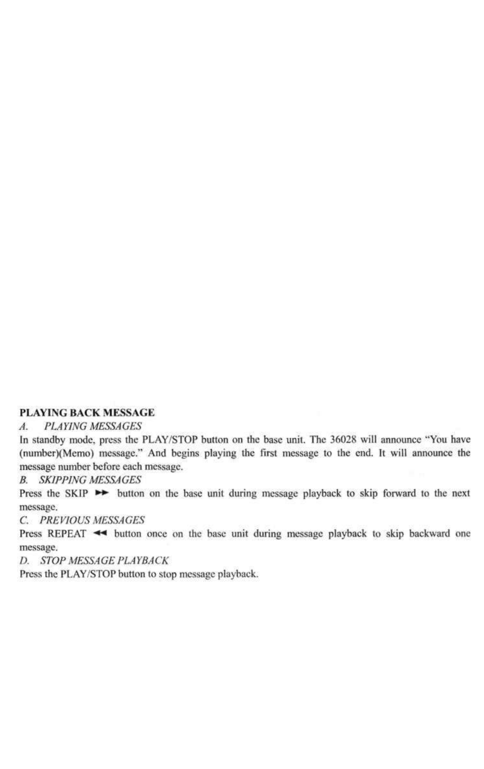 Bell 36028 User Manual | Page 23 / 28