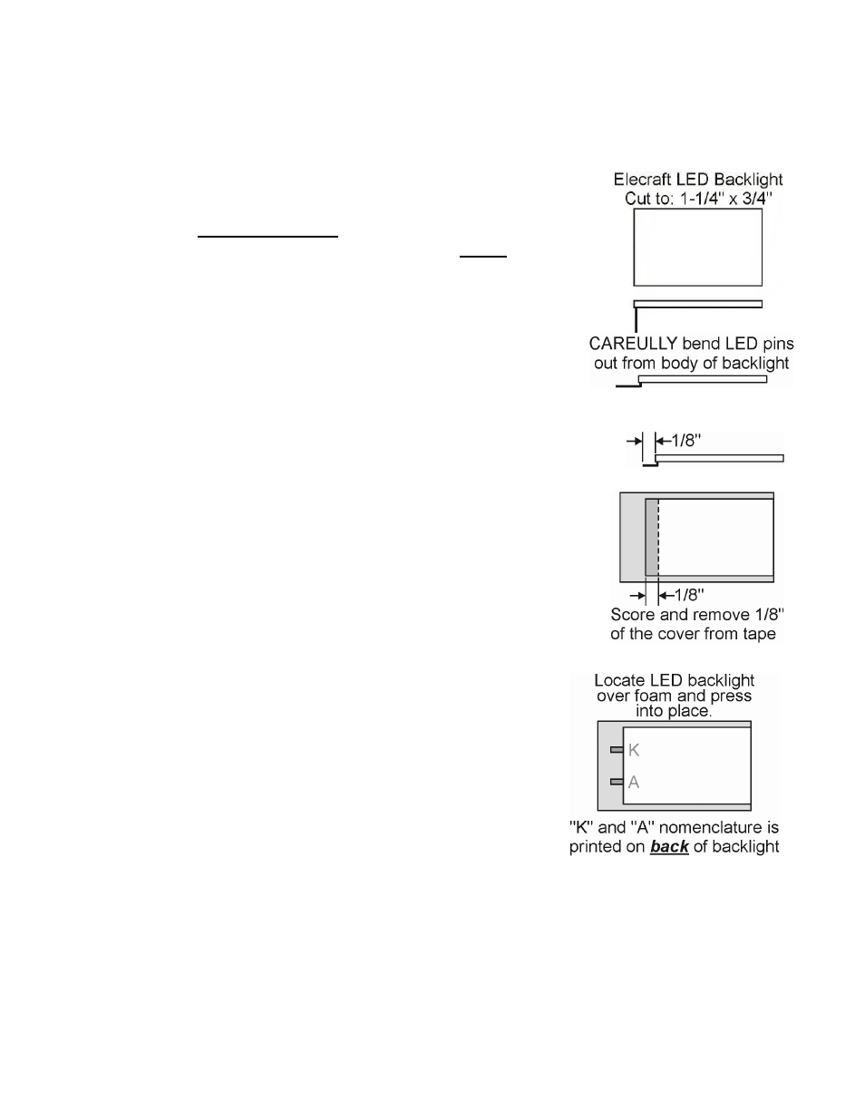 Elecraft K1BKLTKT LCD Mod Kit User Manual | Page 4 / 6