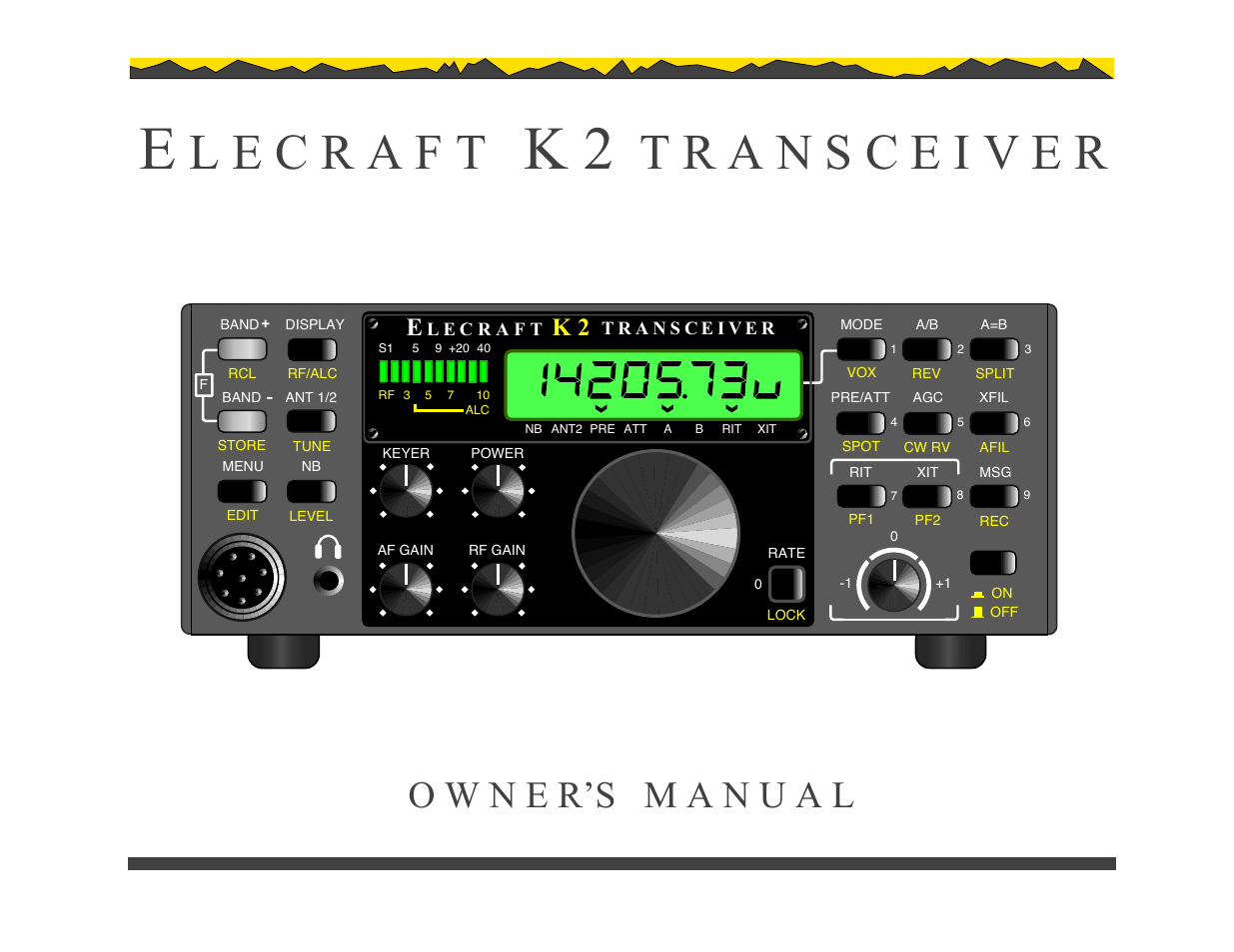 Elecraft K2 Owner's Manual User Manual | 171 pages