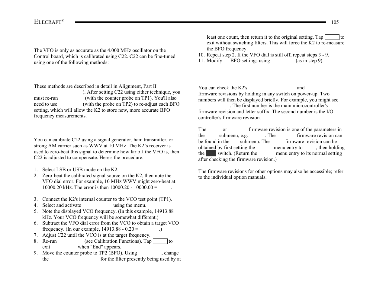 Elecraft K2 Owner's Manual User Manual | Page 106 / 171