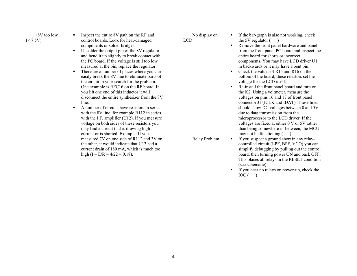 Elecraft K2 Owner's Manual User Manual | Page 156 / 171