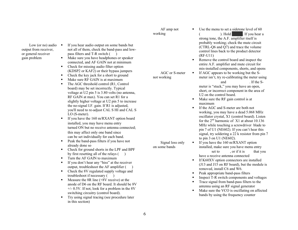 Elecraft K2 Owner's Manual User Manual | Page 158 / 171