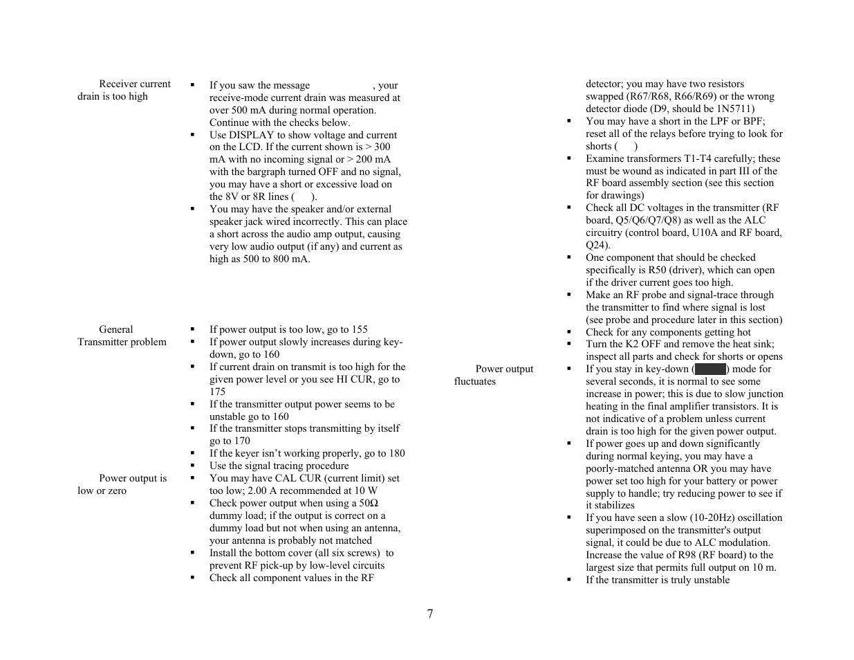 Elecraft K2 Owner's Manual User Manual | Page 159 / 171