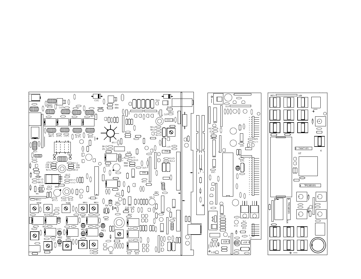 Appendix f parts placement drawing, top | Elecraft K2 Owner's Manual User Manual | Page 170 / 171
