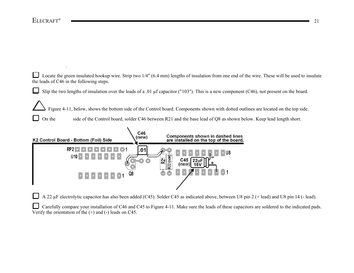 Elecraft K2 Owner's Manual User Manual | Page 22 / 171