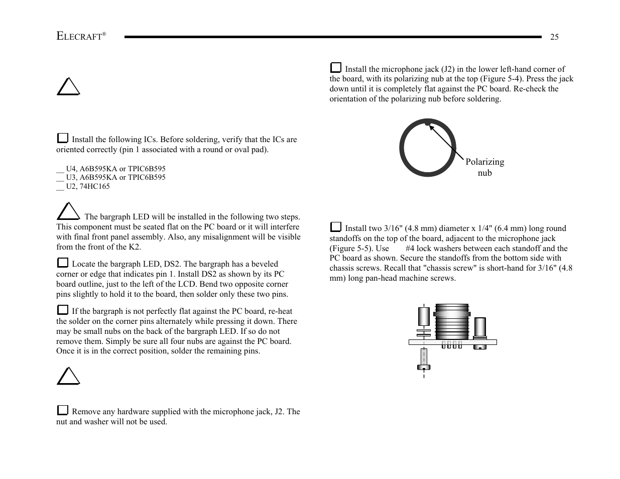 Elecraft K2 Owner's Manual User Manual | Page 26 / 171