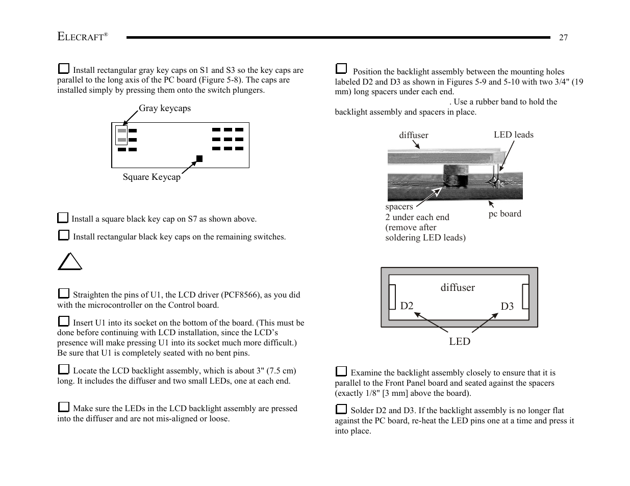 Elecraft K2 Owner's Manual User Manual | Page 28 / 171