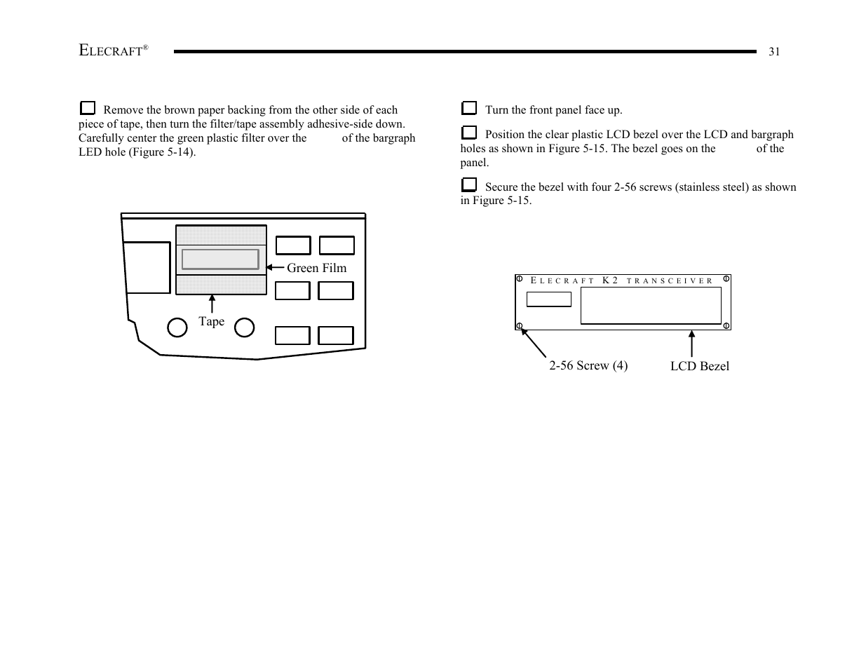 Elecraft K2 Owner's Manual User Manual | Page 32 / 171