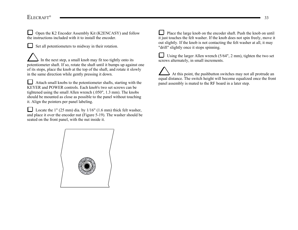 Elecraft K2 Owner's Manual User Manual | Page 34 / 171