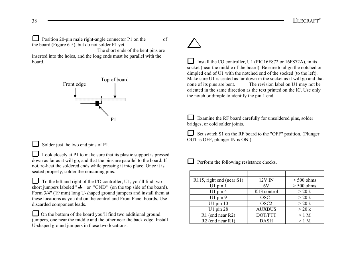 Elecraft K2 Owner's Manual User Manual | Page 39 / 171