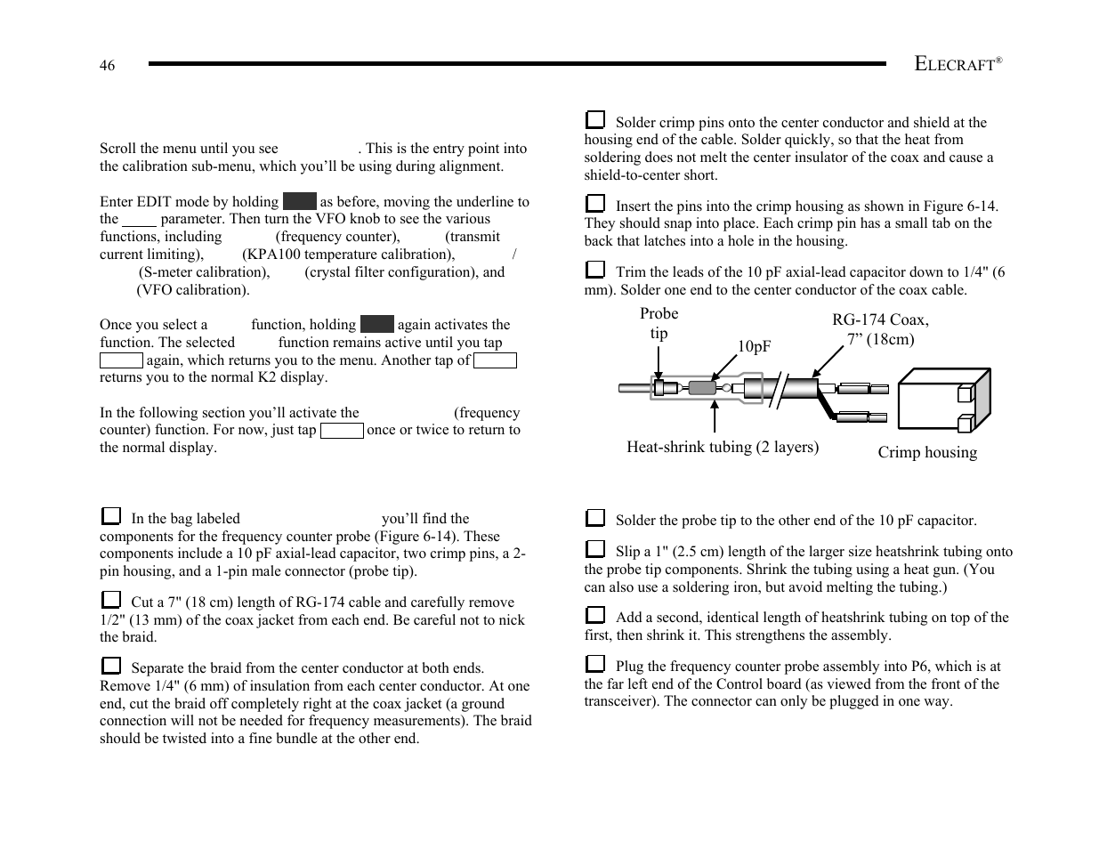 Elecraft K2 Owner's Manual User Manual | Page 47 / 171