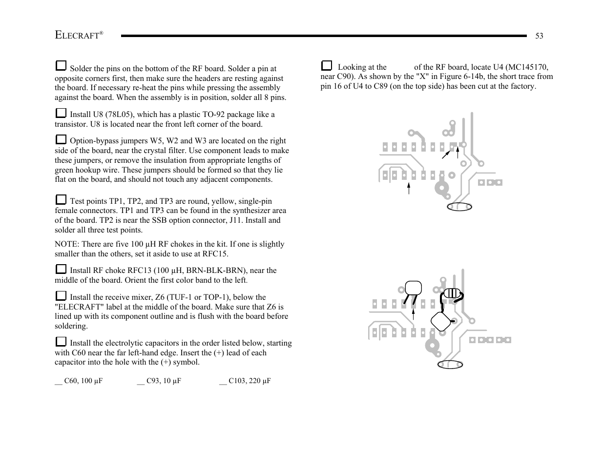 Elecraft K2 Owner's Manual User Manual | Page 54 / 171