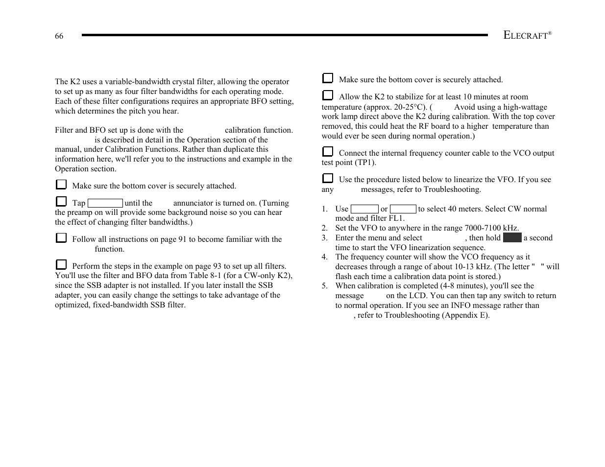 Elecraft K2 Owner's Manual User Manual | Page 67 / 171