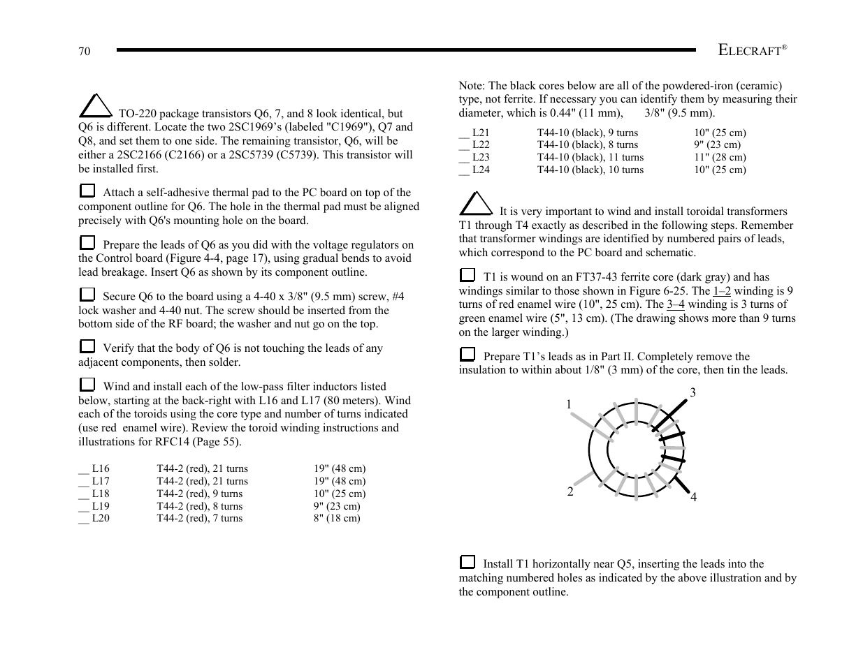 Elecraft K2 Owner's Manual User Manual | Page 71 / 171