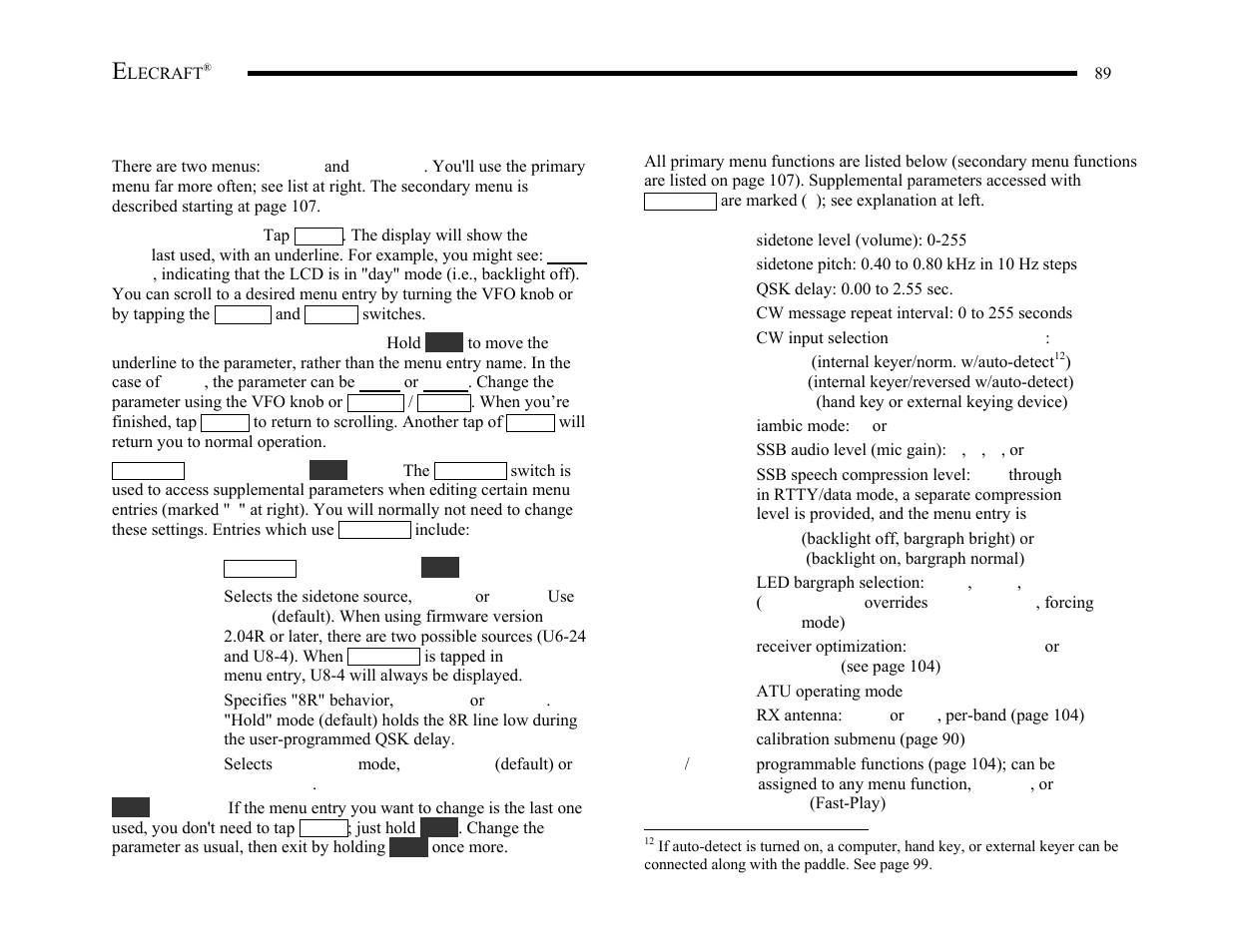 Elecraft K2 Owner's Manual User Manual | Page 90 / 171