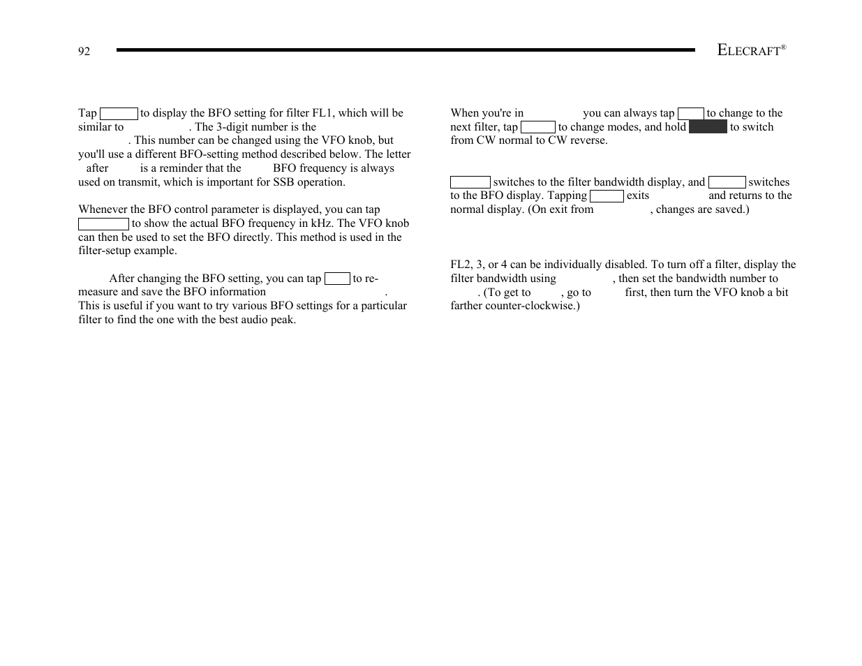 Elecraft K2 Owner's Manual User Manual | Page 93 / 171