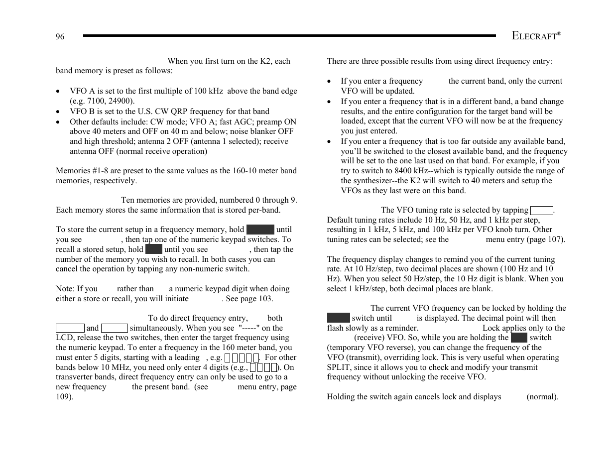 Elecraft K2 Owner's Manual User Manual | Page 97 / 171