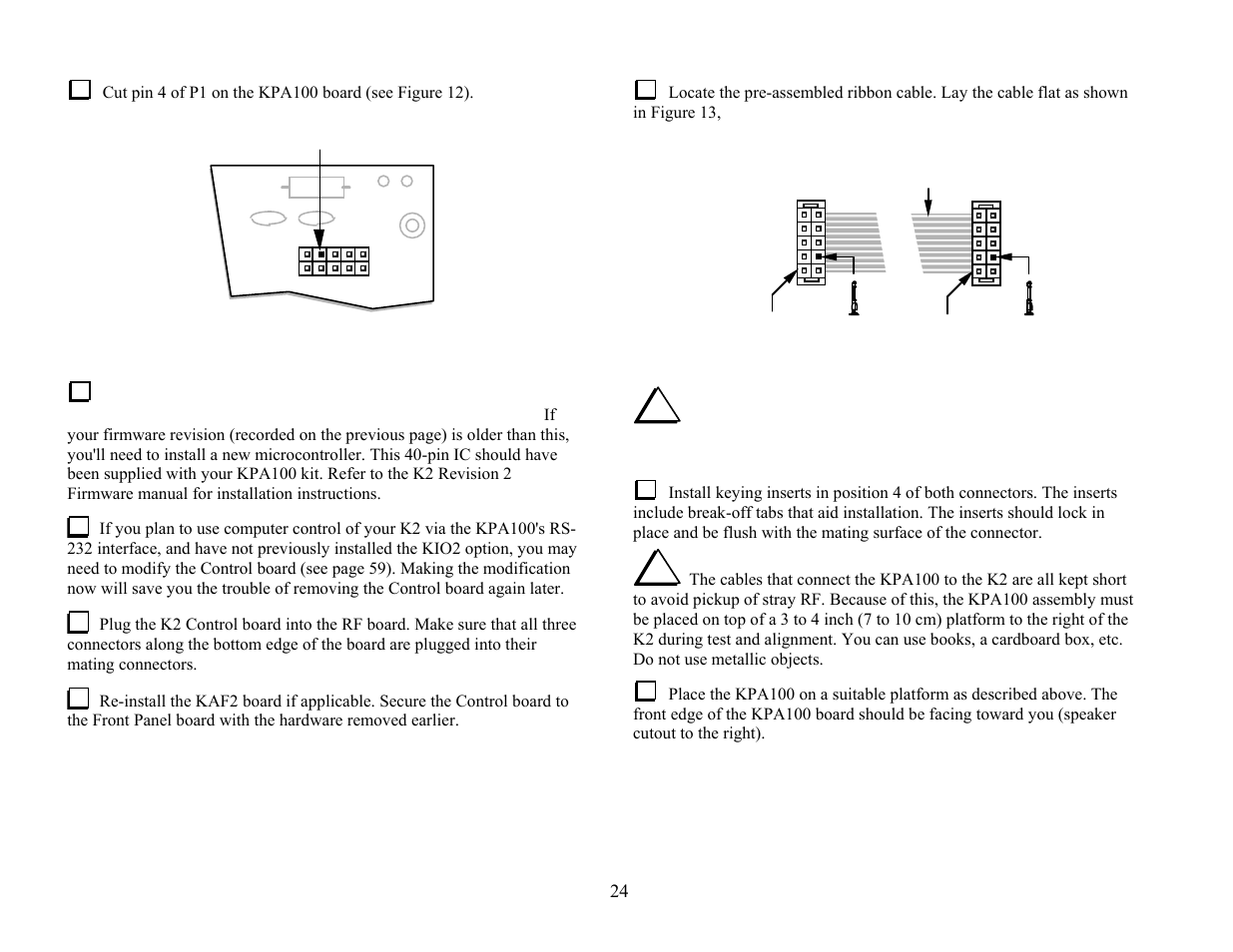 Elecraft KPA100 Manual User Manual | Page 24 / 74