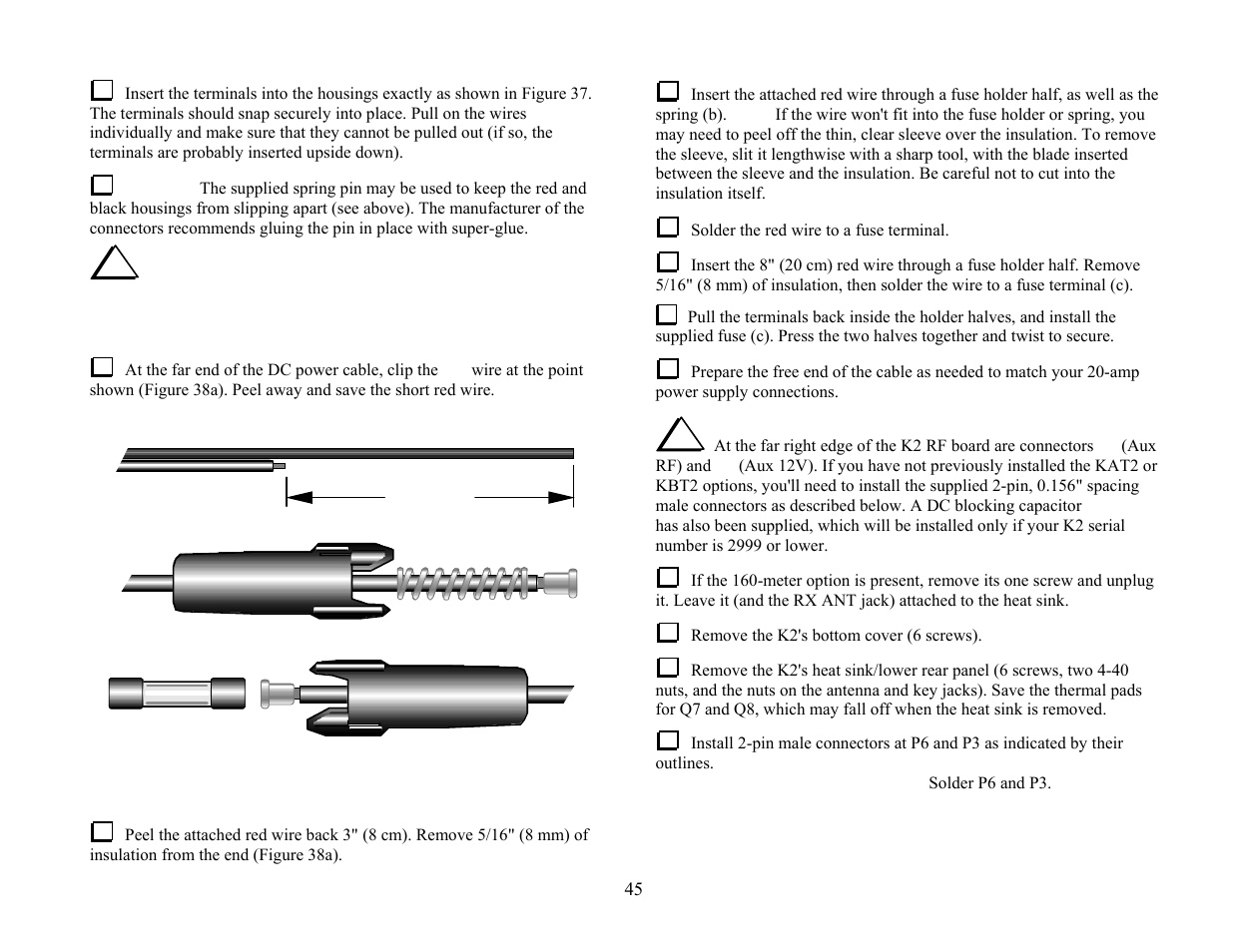Elecraft KPA100 Manual User Manual | Page 45 / 74