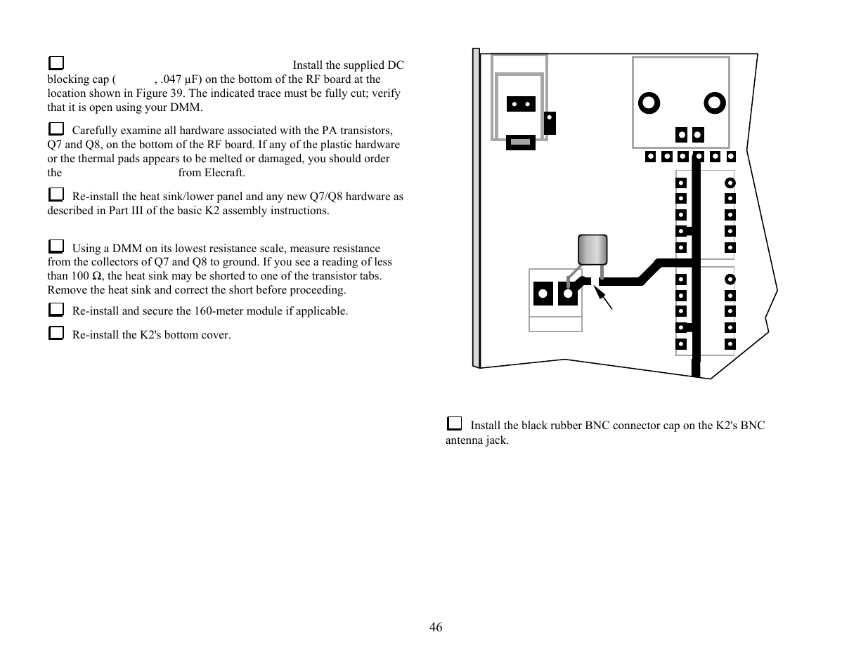 Elecraft KPA100 Manual User Manual | Page 46 / 74