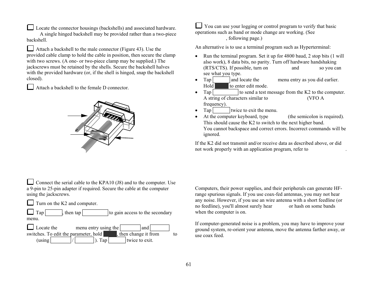 Elecraft KPA100 Manual User Manual | Page 61 / 74