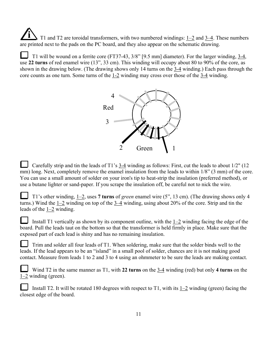 Elecraft KSB2 User Manual | Page 11 / 24