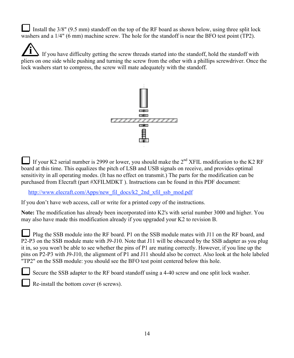 Elecraft KSB2 User Manual | Page 14 / 24