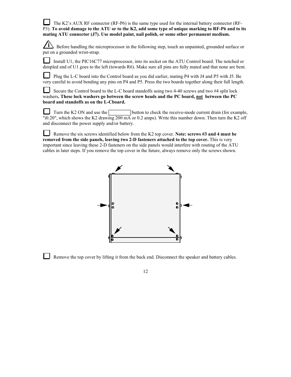 Elecraft KAT2 User Manual | Page 12 / 24