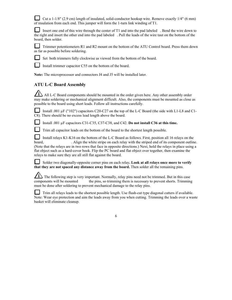 Elecraft KAT2 User Manual | Page 6 / 24