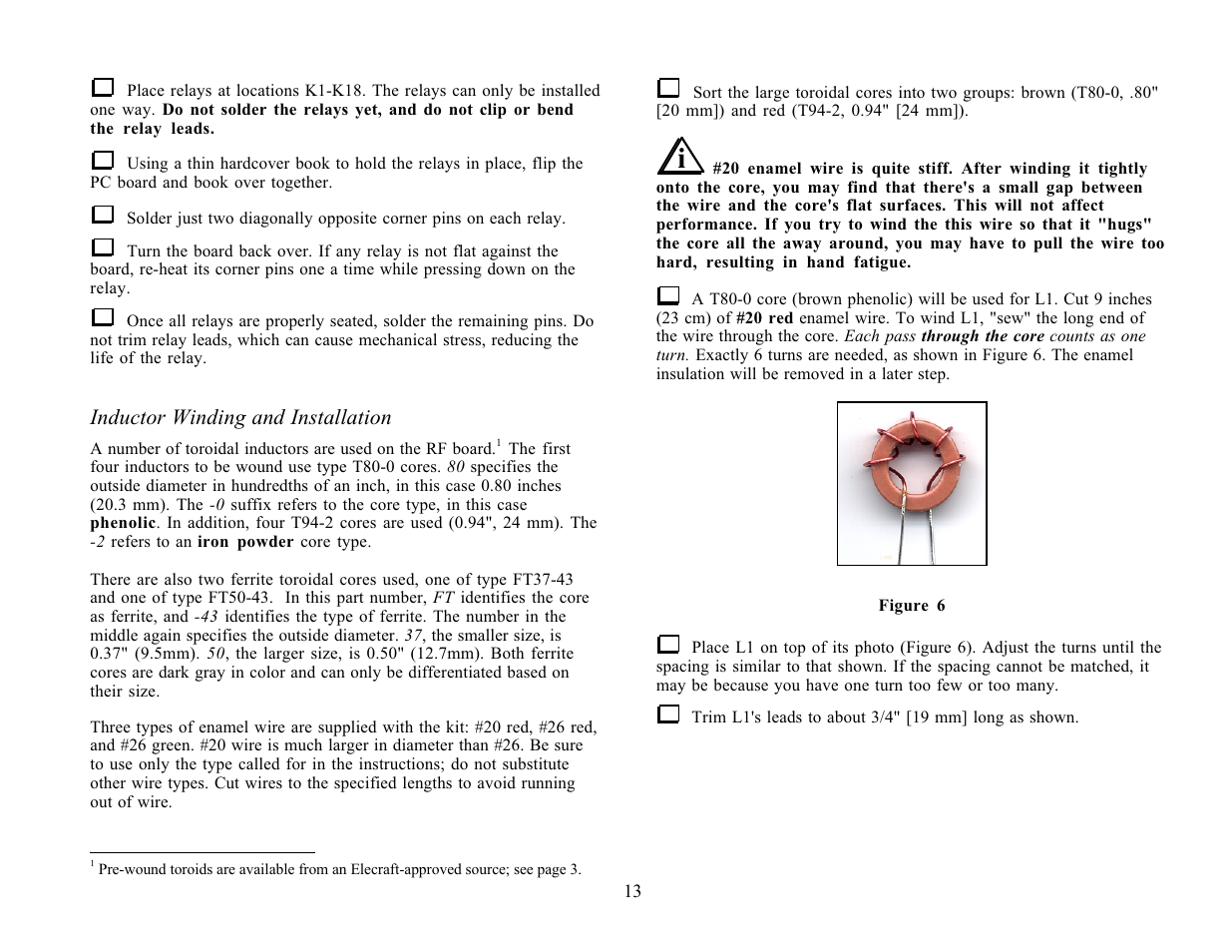 Elecraft KAT100 User Manual | Page 13 / 41