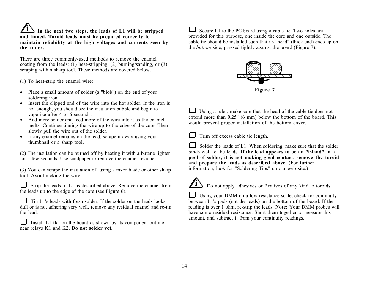 Elecraft KAT100 User Manual | Page 14 / 41