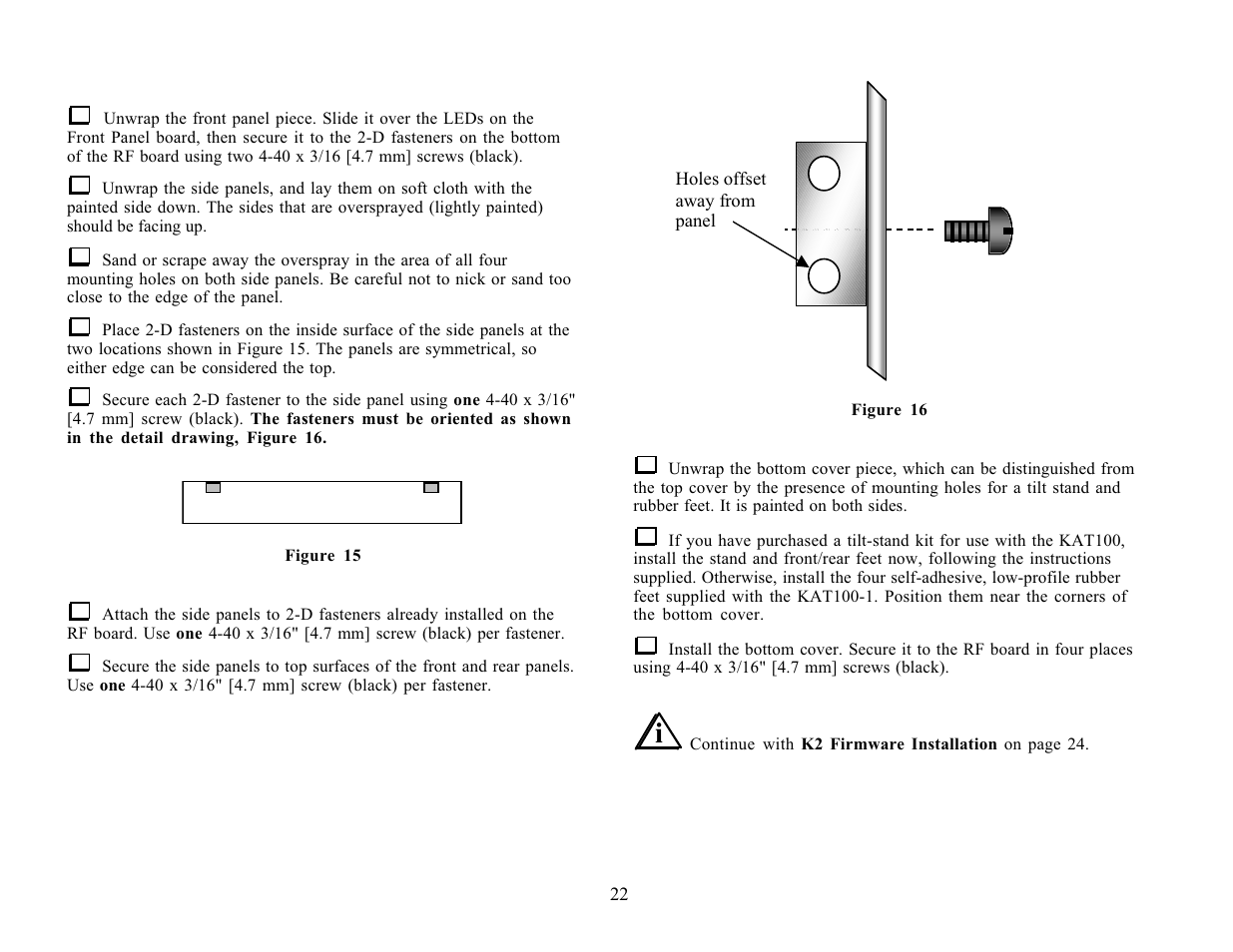 Elecraft KAT100 User Manual | Page 22 / 41