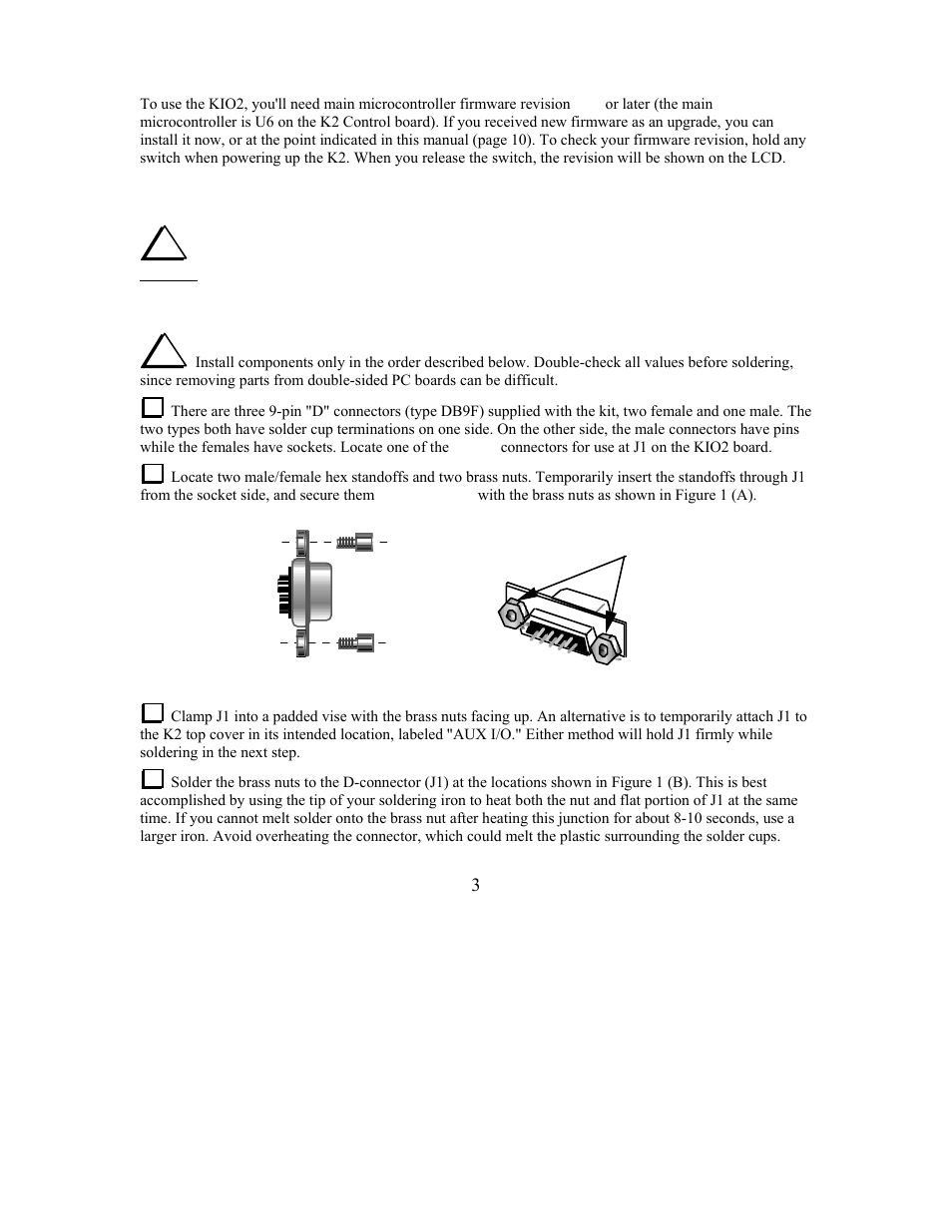 Solder | Elecraft KIO2 User Manual | Page 3 / 25