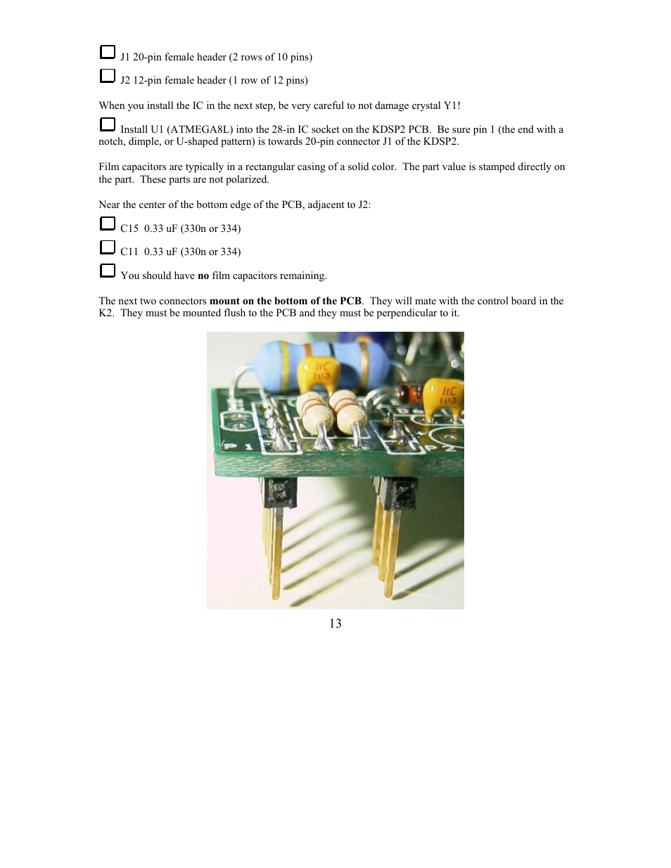 Elecraft KDSP2 Manual User Manual | Page 13 / 50